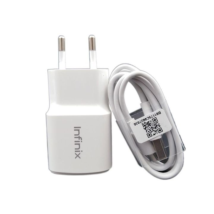 Infinix charger original 18w fast charging adapter 3.0 with cable micro usb android data cable for all infinix mobile phones